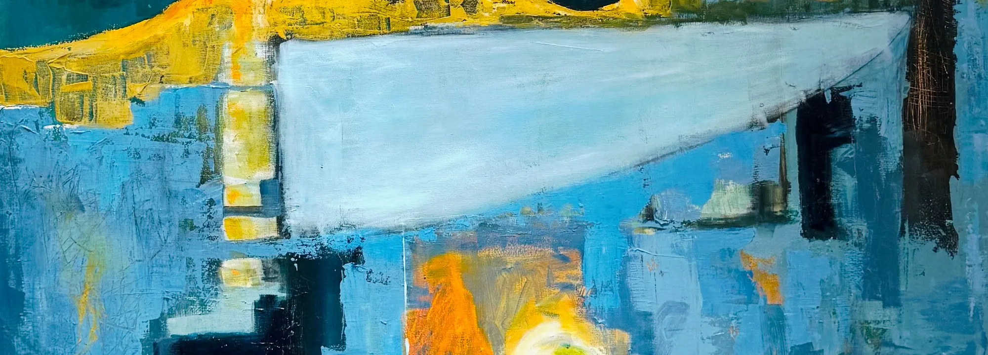 Detalle de la pintura Umbral de Elsa Basil